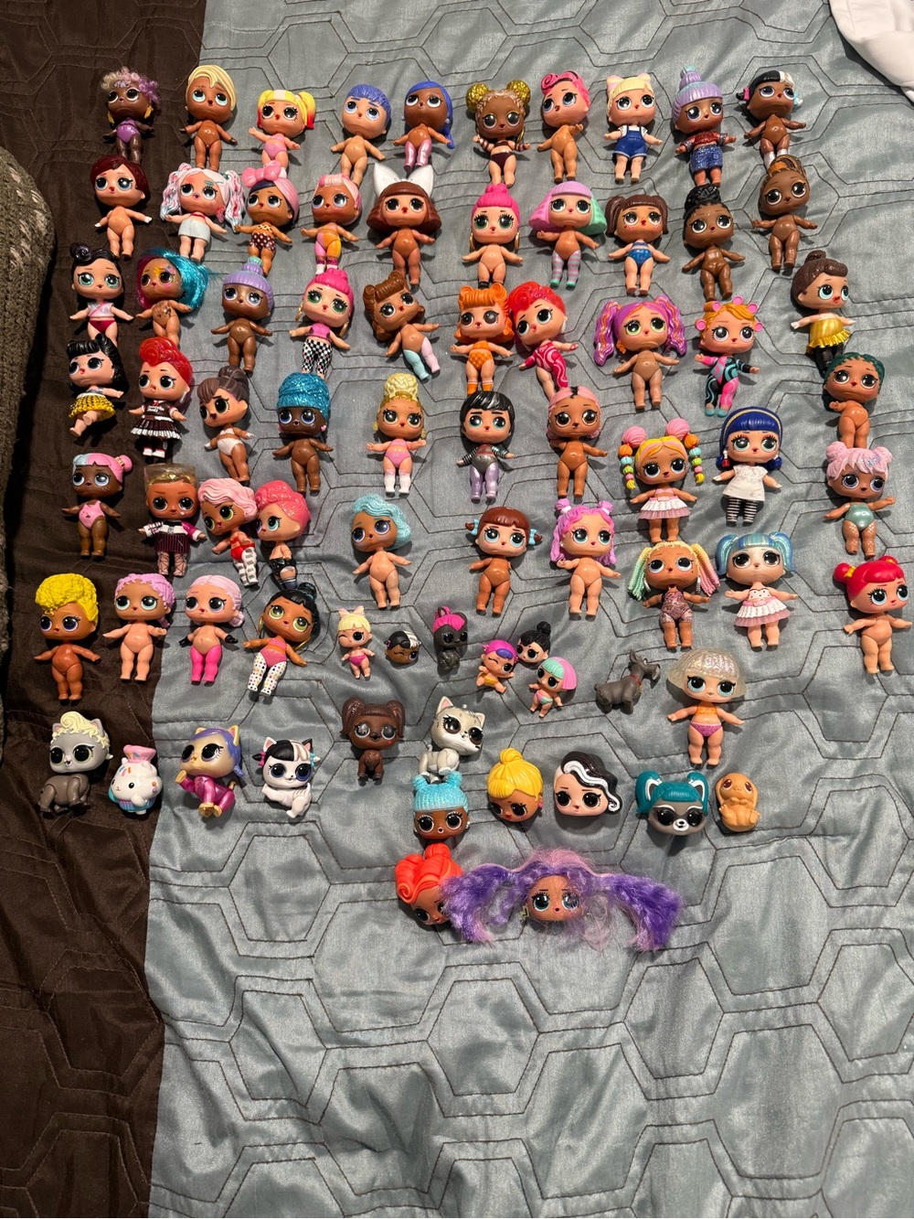 HUGE LOL Surprise Dolls Lot Of Over 50 Figures + Parts Clothes Accessories